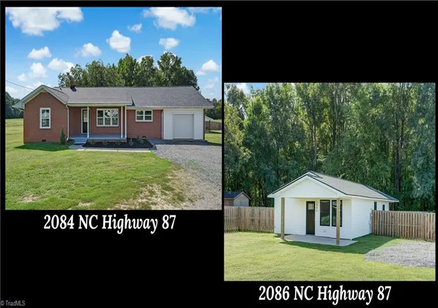 Photo 1 of Single family home for sale at 2084 & 2086 Nc Hwy 87, Reidsville, NC 27320 | MLS# 1235607 | Listing updated on 2026-09-24