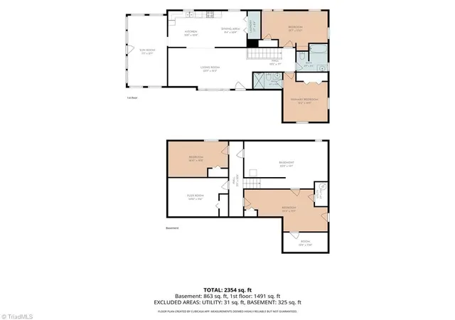 Photo 3 of Single family home for sale at 822 Birch Ln, Kernersville, NC 27284 | MLS# 1235384 | Listing updated on 2026-09-13