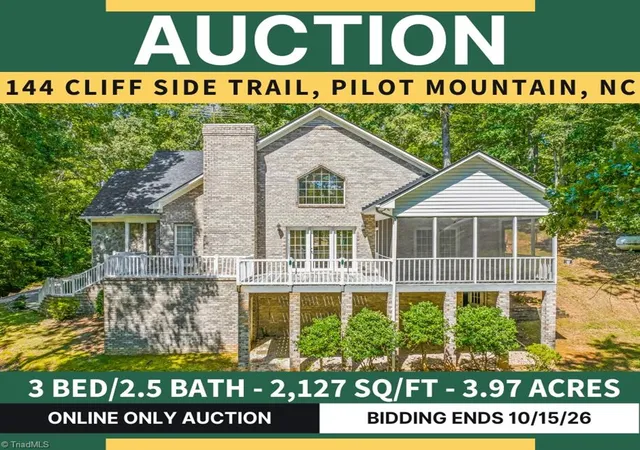 Single family home for sale at 144 Cliff Side Trl, Pilot Mountain, NC 27041 | MLS# 1237128