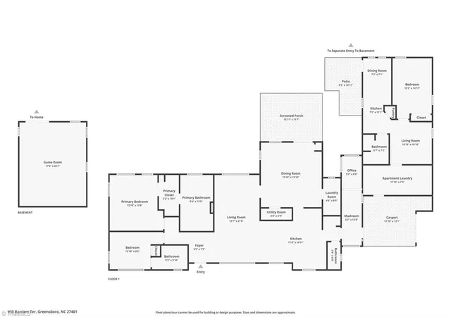 Photo 3 of Sale Pending at 930 Borders Ter, Greensboro, NC 27401 | MLS# 1235435 | Listing updated on 2026-09-21