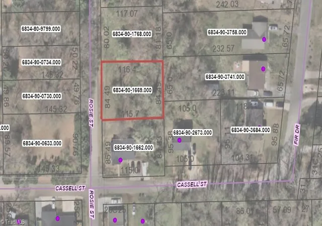 Land for sale at 3357 Rosie St, Winston-Salem, NC 27107 | MLS# 1236012