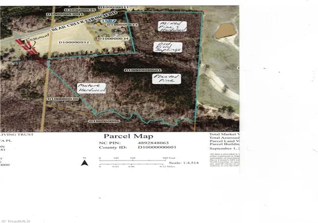 Photo 2 of Land for sale at 00 Bear Crk Church Rd, Mocksville, NC 27028 | MLS# 1236230 | Listing updated on 2026-09-19