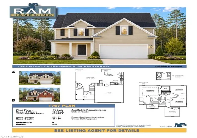 Photo 2 of Single family home for sale at 2021 Peggy Joe Way, Greensboro, NC 27405 | MLS# 1234796 | Listing updated on 2026-09-07