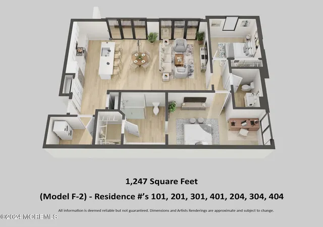 Photo 4 of Condo for sale at 1 5th Avenue #404, Neptune, NJ 07753 | MLS# 22630416 | Listing updated on 2026-09-25
