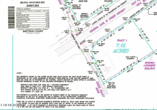 Photo 2 of Land for sale at Cross Valley Rd, La Follette, TN 37766 | MLS# 1354488 | Listing updated on 2026-09-08