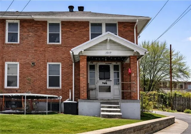 Photo 1 of Townhouse for sale at 1019 Pennsylvania Ave, Clairton, PA 15025 | MLS# 1767266 | Listing updated on 2026-09-09