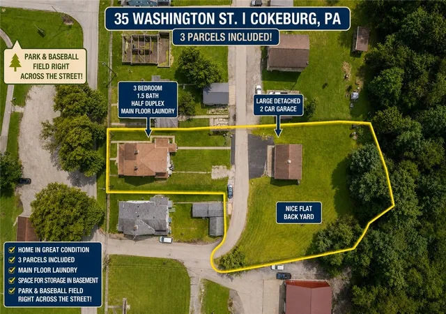 Photo 3 of Sale Pending at 35 Washington St, Cokeburg, PA 15324 | MLS# 1770657 | Listing updated on 2026-10-01