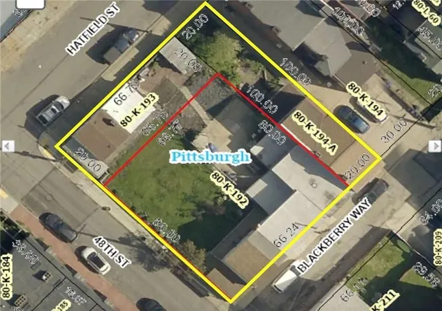 Land for sale at 167-175 48th St & 4807 Blackberry Way, Lawrenceville, PA 15201 | MLS# 1772565