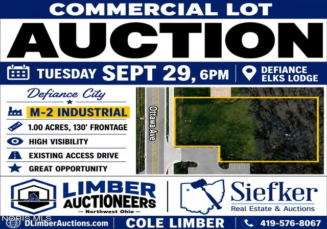 Photo 3 of Land for sale at 1309 Ottawa Ave, Defiance, OH 43512 | MLS# 10012872 | Listing updated on 2026-10-05