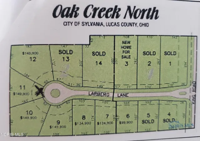 Photo 4 of Land for sale at 7548 Larberg Ln, Sylvania, OH 43560 | MLS# 10013551 | Listing updated on 2026-09-17