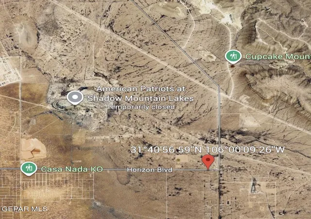 Photo 3 of Land for sale at 1 Horizon, El Paso, TX 79928 | MLS# 950608 | Listing updated on 2026-09-04