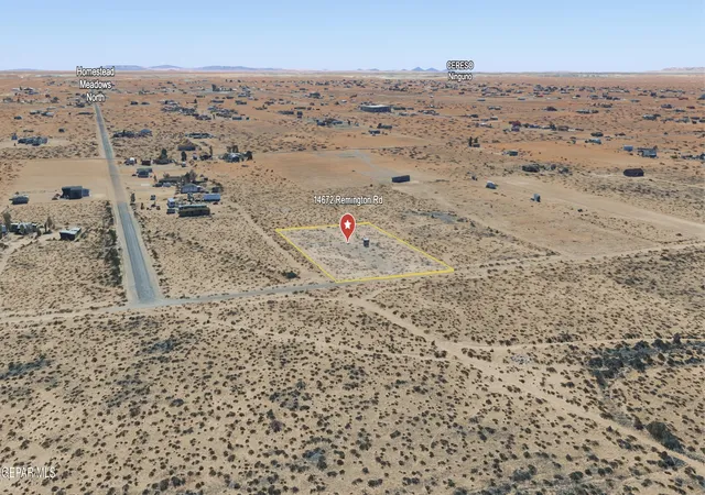 Photo 1 of Land for sale at 14672 Remington Rd, El Paso, TX 79938 | MLS# 950868 | Listing updated on 2026-09-11