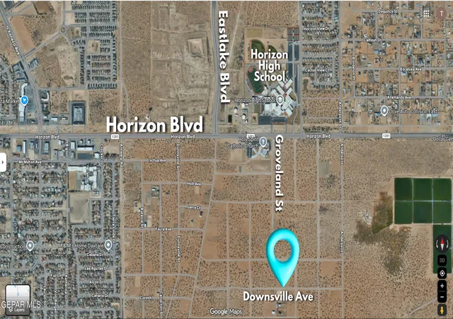 Photo 2 of Land for sale at Pn 264079 Downsville Ave, El Paso, TX 79928 | MLS# 950921 | Listing updated on 2026-09-10