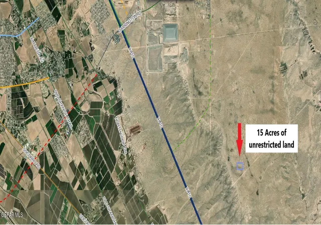 Photo 2 of Land for sale at Pn Pid 155775 15 Acres, El Paso, TX 79928 | MLS# 950956 | Listing updated on 2026-09-11