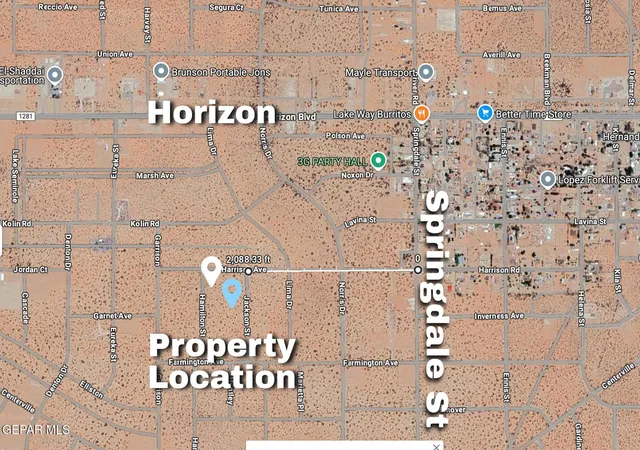 Photo 3 of Land for sale at Pn 36639 Jackson St, El Paso, TX 79928 | MLS# 950987 | Listing updated on 2026-09-11