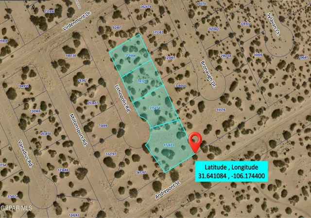 Photo 2 of Land for sale at Tbd Lithopolis Rd, El Paso, TX 79928 | MLS# 951478 | Listing updated on 2026-10-03