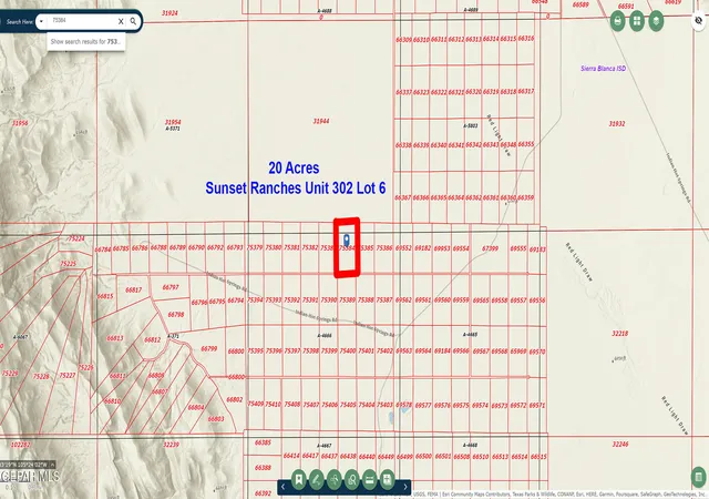 Photo 2 of Land for sale at Pn 75384 Lot 6 Sunset Ranches Unit 302, Sierra Blanca, TX 79851 | MLS# 952850 | Listing updated on 2026-10-14