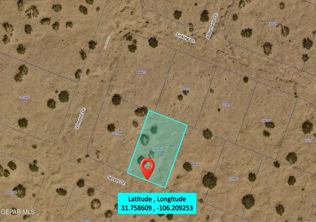 Photo 1 of Land for sale at Pn-384496 Tbd Server Dr, El Paso, TX 79928 | MLS# 953316 | Listing updated on 2026-10-23