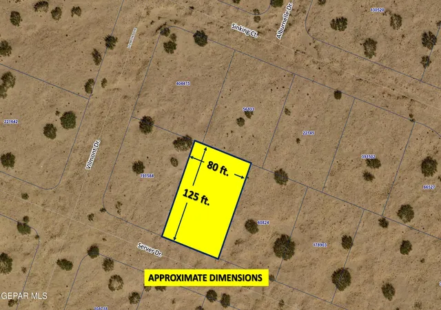 Photo 2 of Land for sale at Pn-384496 Tbd Server Dr, El Paso, TX 79928 | MLS# 953316 | Listing updated on 2026-10-23
