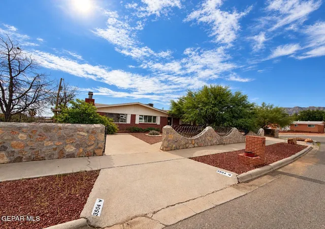 Photo 1 of Single family home for sale at 3504 Beryl Ln, El Paso, TX 79904 | MLS# 953508 | Listing updated on 2026-10-28