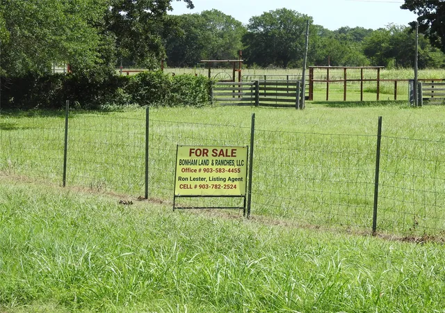 Photo 1 of Land for sale at 1191 County Road 2515, Bonham, TX 75418 | MLS# 21000220 | Listing updated on 2026-09-14