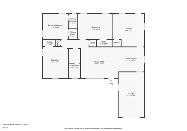 Photo 3 of Sale Pending at 1823 Houghton Rd, Dallas, TX 75217 | MLS# 21069970 | Listing updated on 2026-09-14