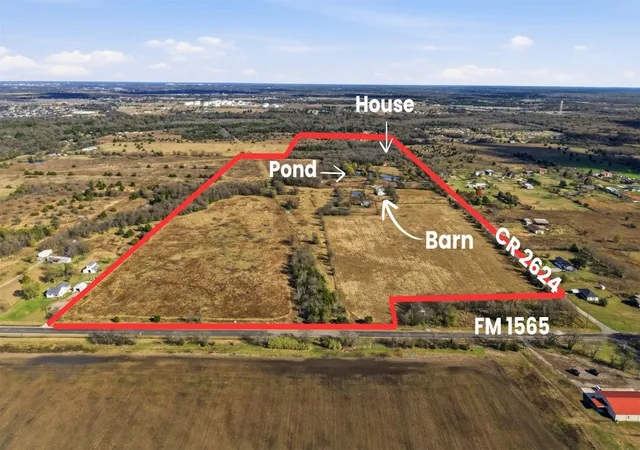 Photo 1 of Land for sale at 4581 County Road 2624, Caddo Mills, TX 75135 | MLS# 21117240 | Listing updated on 2026-07-29