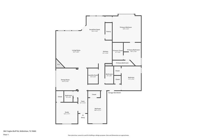 Photo 2 of Single family home for sale at 3841 Eagles Bluff Rd, Midlothian, TX 76065 | MLS# 21173829 | Listing updated on 2026-09-30
