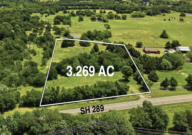 Photo 1 of Land for sale at 3269 Acres Hwy 289, Pottsboro, TX 75076 | MLS# 21257140 | Listing updated on 2026-09-21
