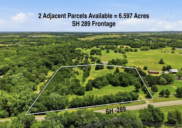 Photo 1 of Land for sale at 6597 Acres Hwy 289 Hwy, Pottsboro, TX 75076 | MLS# 21262246 | Listing updated on 2026-09-21