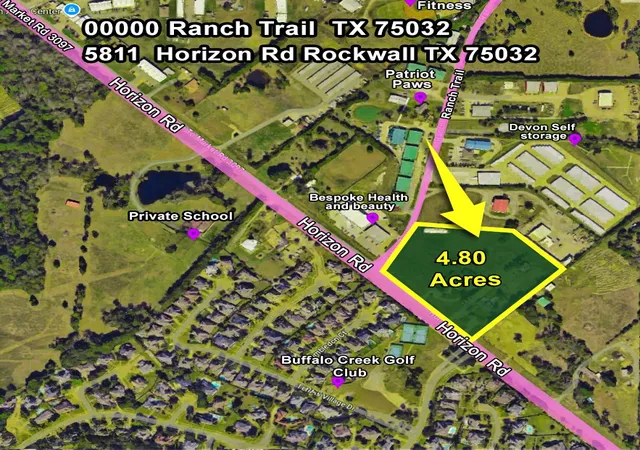 Photo 3 of Land for sale at 000 Ranch Trl, Rockwall, TX 75032 | MLS# 21263990 | Listing updated on 2026-09-18