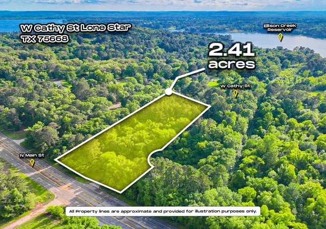 Photo 1 of Land for sale at Tbd W Cathy St, Lone Star, TX 75668 | MLS# 21270574 | Listing updated on 2026-07-29