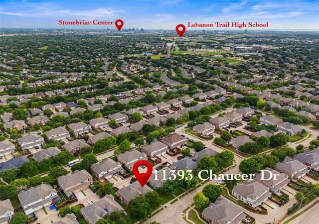 Photo 2 of Townhouse for sale at 11393 Chaucer Dr, Frisco, TX 75035 | MLS# 21285818 | Listing updated on 2026-07-29