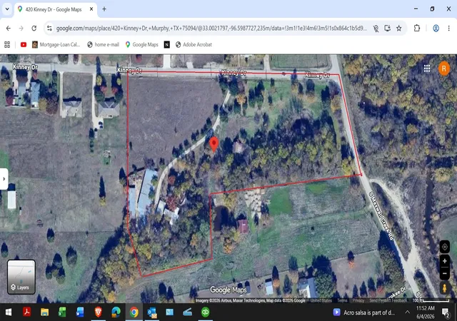 Land for sale at 420 Kinney Dr, Murphy, TX 75094 | MLS# 21291659