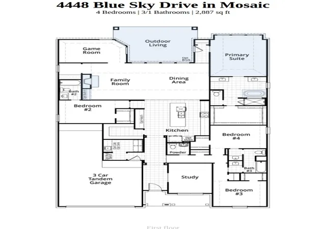 Photo 3 of Single family home for sale at 4448 Blue Sky Dr, Prosper, TX 75078 | MLS# 21300421 | Listing updated on 2026-09-14
