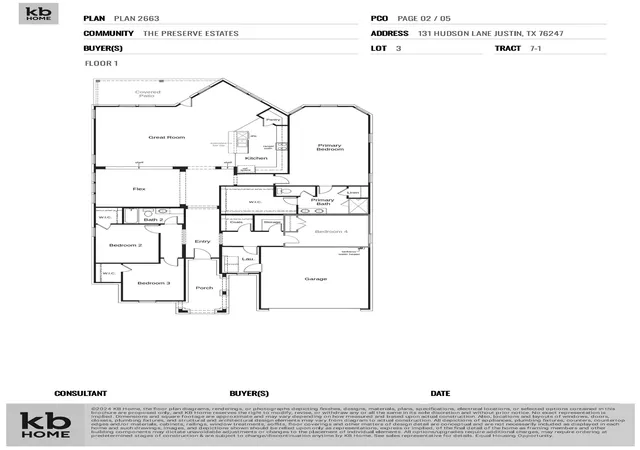 Photo 2 of Single family home for sale at 131 Hudson Ln, Justin, TX 76247 | MLS# 21303782 | Listing updated on 2026-07-30