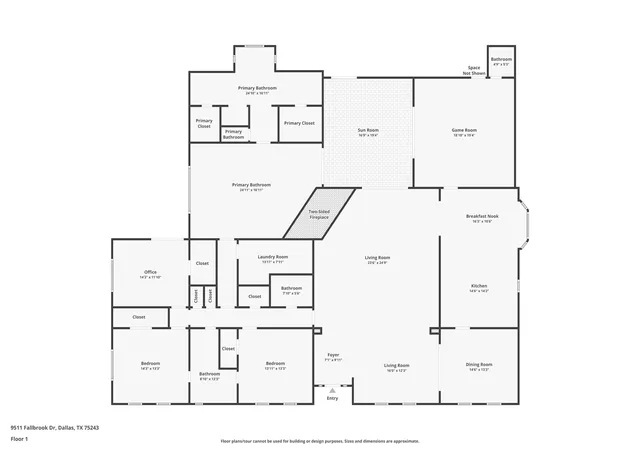 Photo 2 of Single family home for sale at 9511 Fallbrook Dr, Dallas, TX 75243 | MLS# 21320204 | Listing updated on 2026-09-11