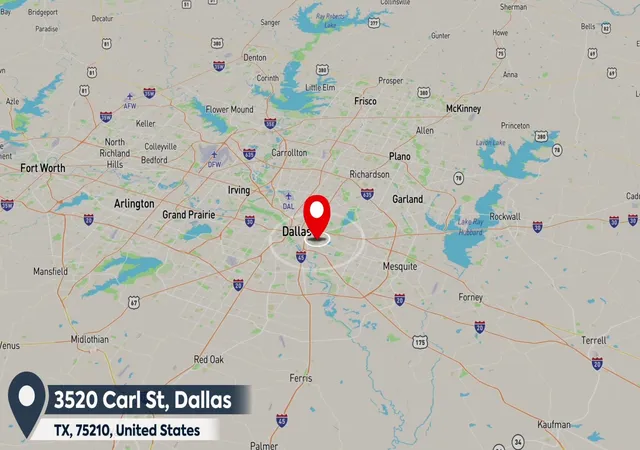 Photo 4 of Land for sale at 3520 Carl St, Dallas, TX 75210 | MLS# 21323847 | Listing updated on 2026-09-15