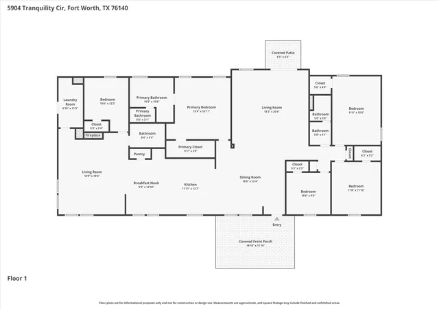 Photo 3 of Sale Pending at 5904 Tranquility Cir, Fort Worth, TX 76140 | MLS# 21323171 | Listing updated on 2026-09-15