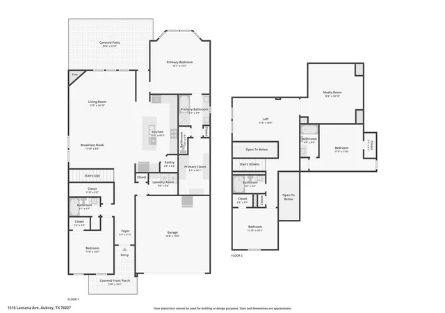 Photo 2 of Single family home for sale at 1516 Lantana Ave, Aubrey, TX 76227 | MLS# 21333028 | Listing updated on 2026-09-11