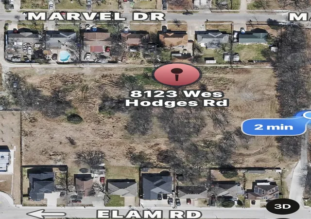 Photo 1 of Land for sale at 8123 Wes Hodges Rd, Dallas, TX 75217 | MLS# 21334767 | Listing updated on 2026-09-11