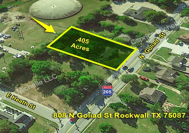 Photo 1 of Land for sale at 808 N Goliad St, Rockwall, TX 75087 | MLS# 21336373 | Listing updated on 2026-07-30