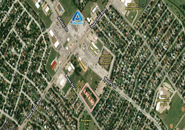 Photo 2 of Land for sale at 2500 Baker Dr, Mesquite, TX 75150 | MLS# 21305216 | Listing updated on 2026-07-30