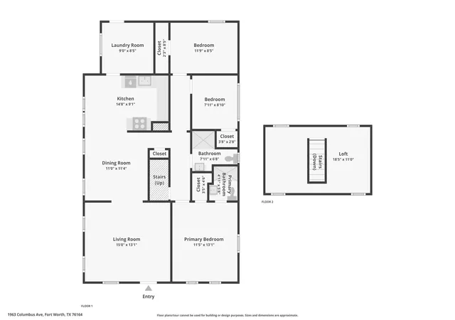 Photo 18 of Single family home for sale at 1963 Columbus Ave, Fort Worth, TX 76164 | MLS# 21352729 | Listing updated on 2026-10-02