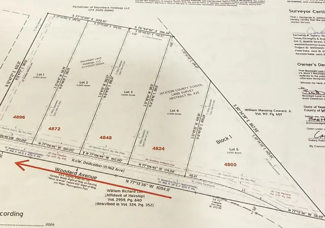 Photo 1 of Land for sale at 4824 Woodard Ave, Cleburne, TX 76033 | MLS# 21379110 | Listing updated on 2026-09-16