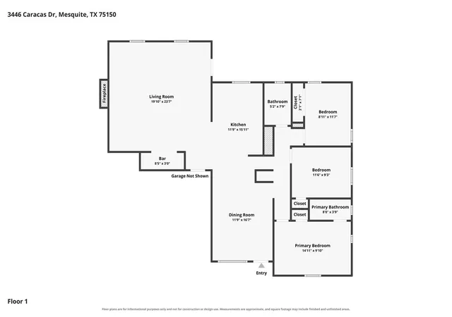 Photo 2 of Single family home for sale at 3446 Caracas Dr, Mesquite, TX 75150 | MLS# 21376215 | Listing updated on 2026-09-12