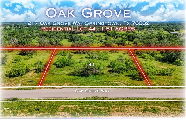 Photo 2 of Land for sale at 217 Oak Grv Way, Springtown, TX 76082 | MLS# 21380671 | Listing updated on 2026-09-09