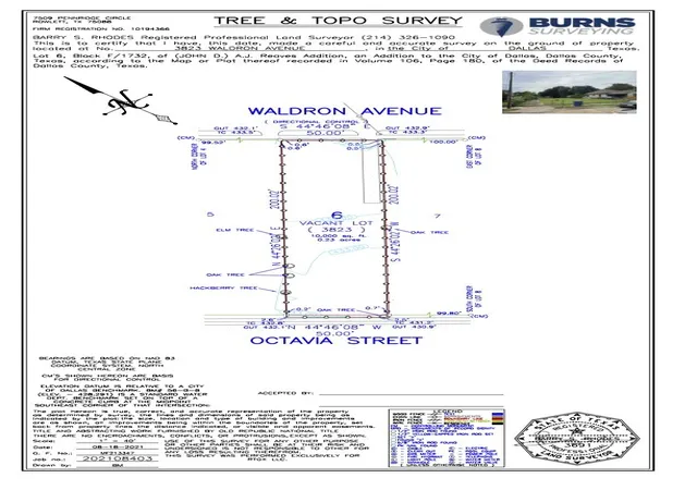 Photo 1 of Land for sale at 3823 Waldron Ave, Dallas, TX 75215 | MLS# 21380720 | Listing updated on 2026-09-08