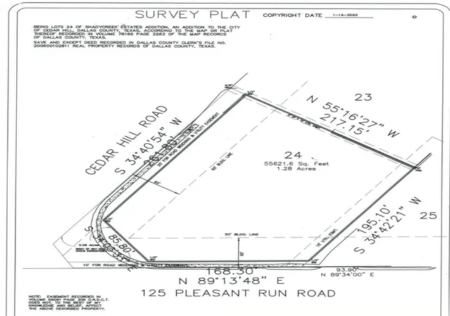 Photo 2 of Land for sale at 125 E Pleasant Run Rd, Cedar Hill, TX 75104 | MLS# 21382165 | Listing updated on 2026-09-10