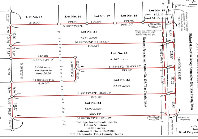 Photo 4 of Land for sale at Lot 23 Cr 3249, Mt Pleasant, TX 75455 | MLS# 21383014 | Listing updated on 2026-09-11